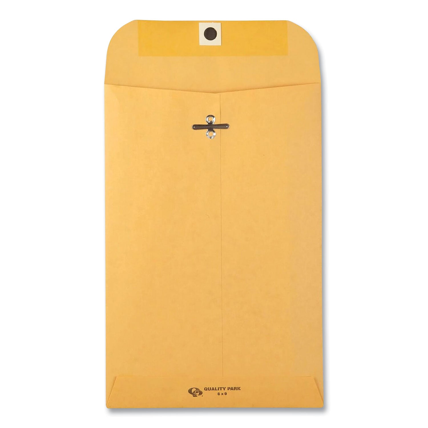 Clasp Envelope, 28 lb Bond Weight Kraft, #55, Square Flap, Clasp/Gummed Closure, 6 x 9, Brown Kraft, 100/Box -