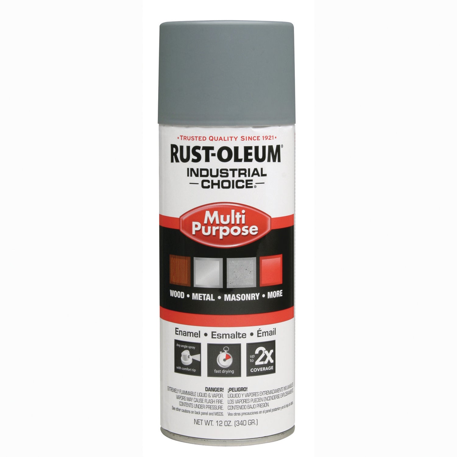 industrial-choice-1600-system-multi-purpose-enamel-spray-paint-flat-gray-12-oz-aerosol-can-6-carton_rst1680830v - 1