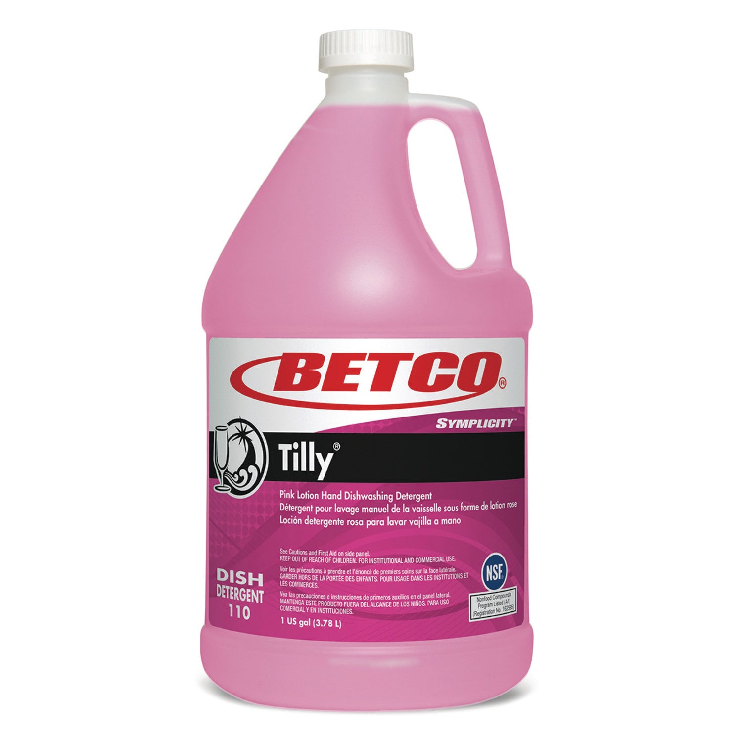 symplicity-tilly-hand-dishwashing-detergent-fresh-bouquet-scent-1-gal-bottle-4-carton_bet1100400 - 1