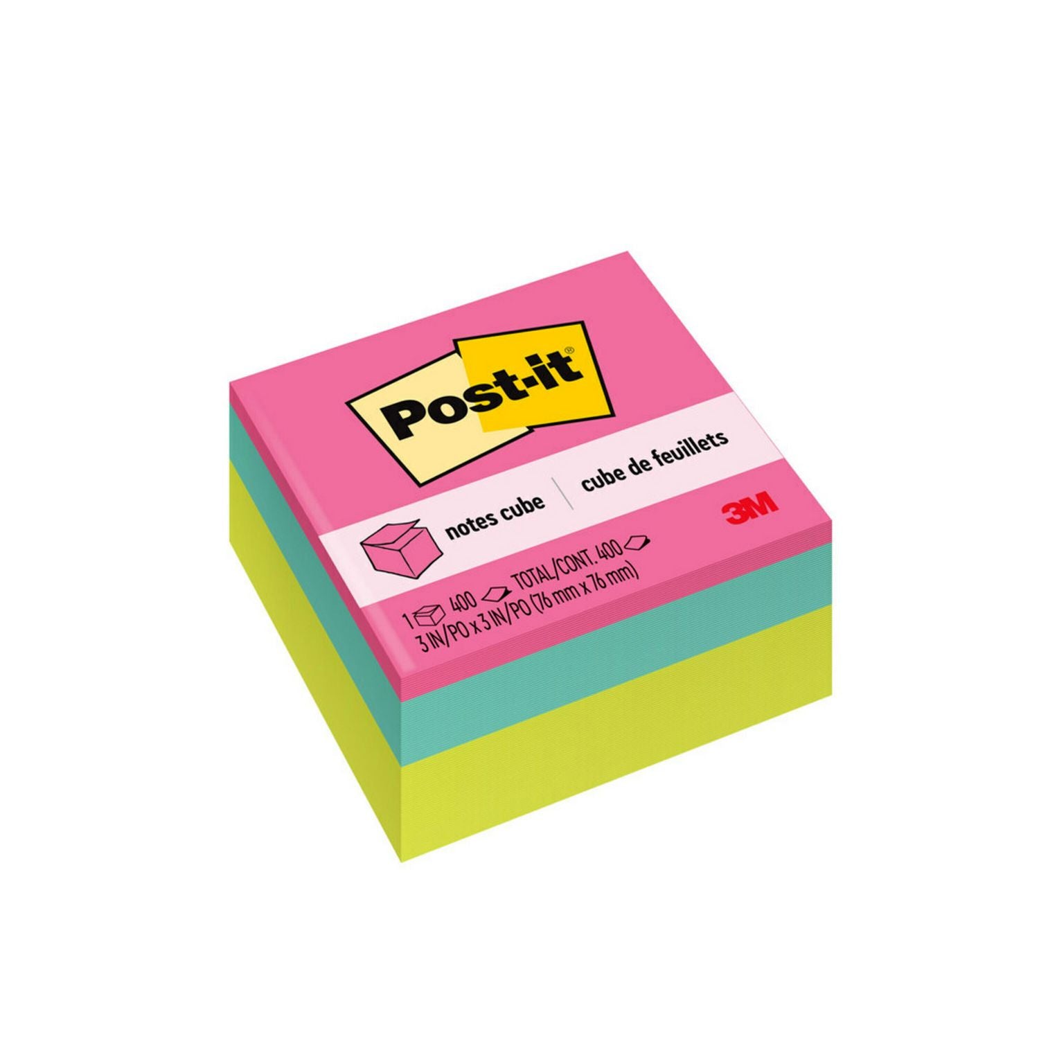 original-cubes-3-x-3-assorted-bright-colors-400-sheets-cube_mmm2027brt - 1