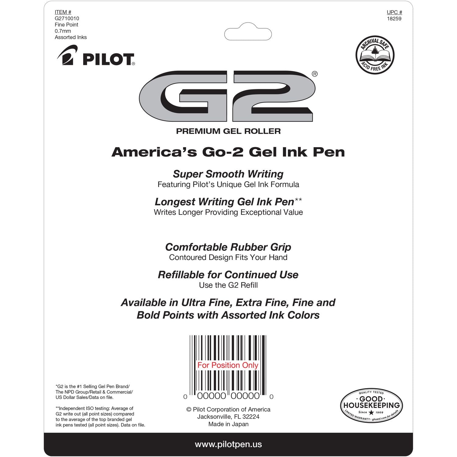 g2-premium-gel-pen-retractable-fine-07-mm-assorted-ink-barrel-colors-10-pack_pil18259 - 2