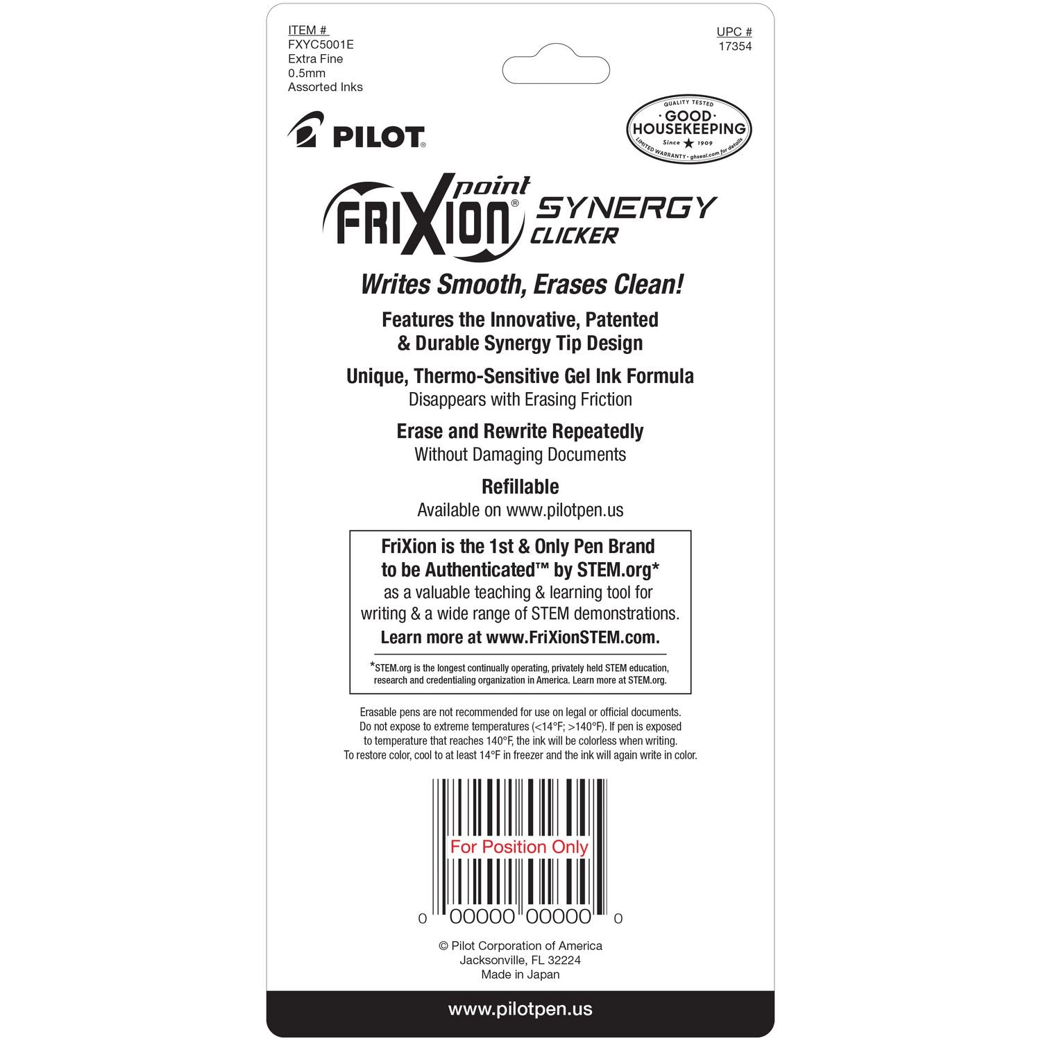 frixion-synergy-clicker-erasable-gel-pen-retractable-extra-fine-05-mm-assorted-ink-barrel-colors-5-pack_pil17354 - 2