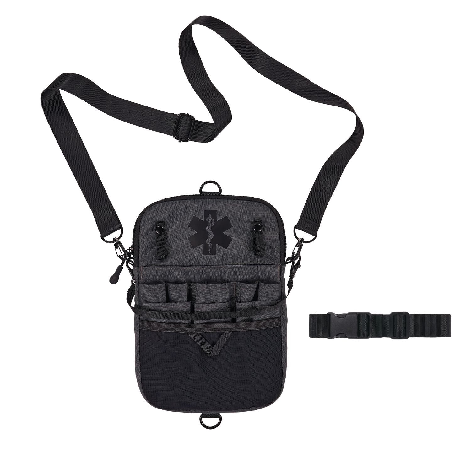 arsenal-5717-convertible-nurse-belt-bag-10-compartments-7-x-10-nylon-black-ships-in-1-3-business-days_ego13720 - 1