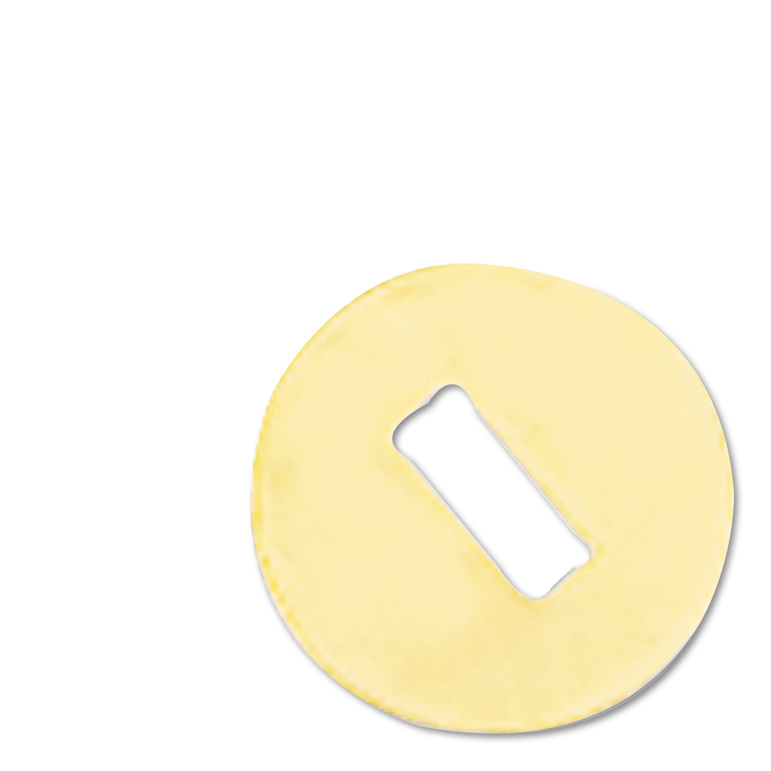 #2 Washers for Two-Prong Fasteners, 1.25" Diameter, Brass, 100/Box -