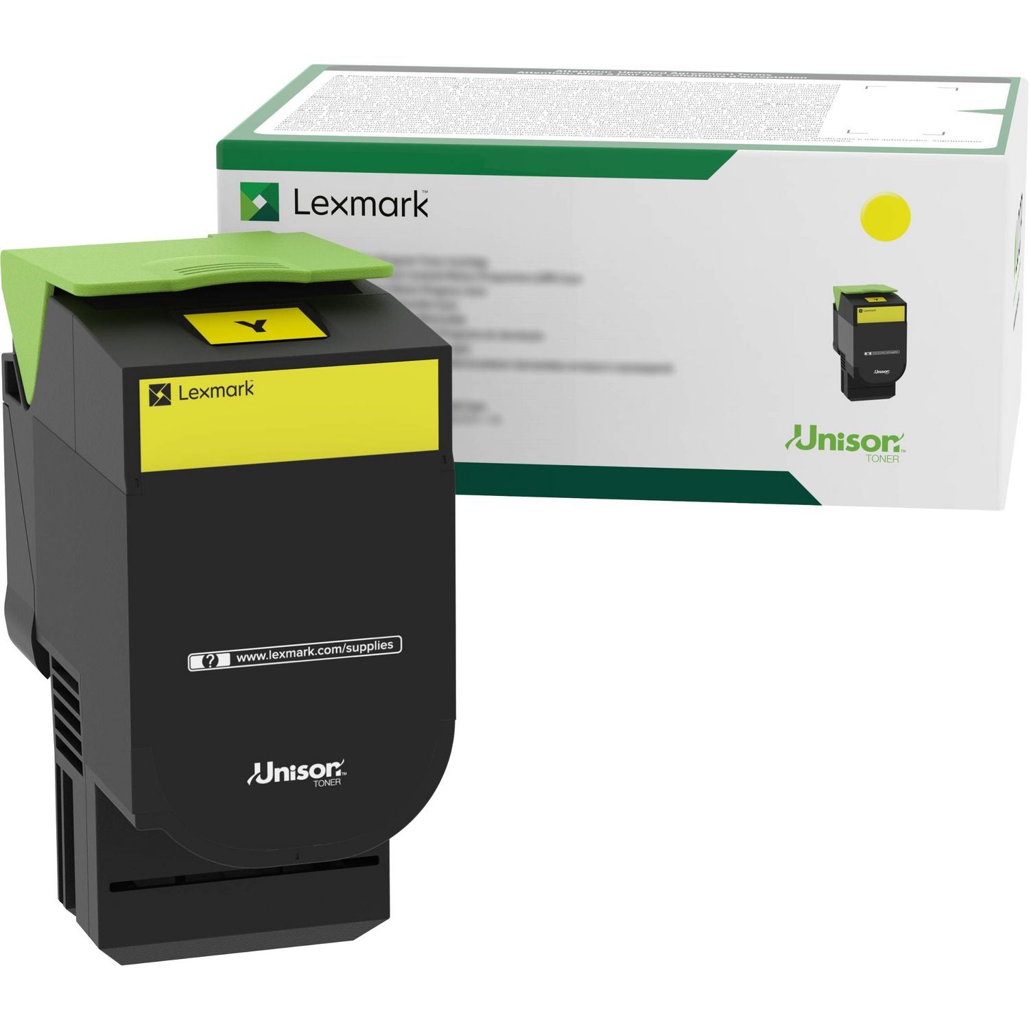 70c00yg-return-program-toner-1000-page-yield-yellow_lex70c00yg - 1
