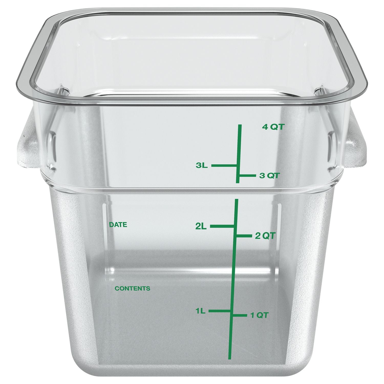 squares-polycarbonate-food-storage-container-4-qt-713-x-713-x-729-clear-plastic_cfs1195107 - 2