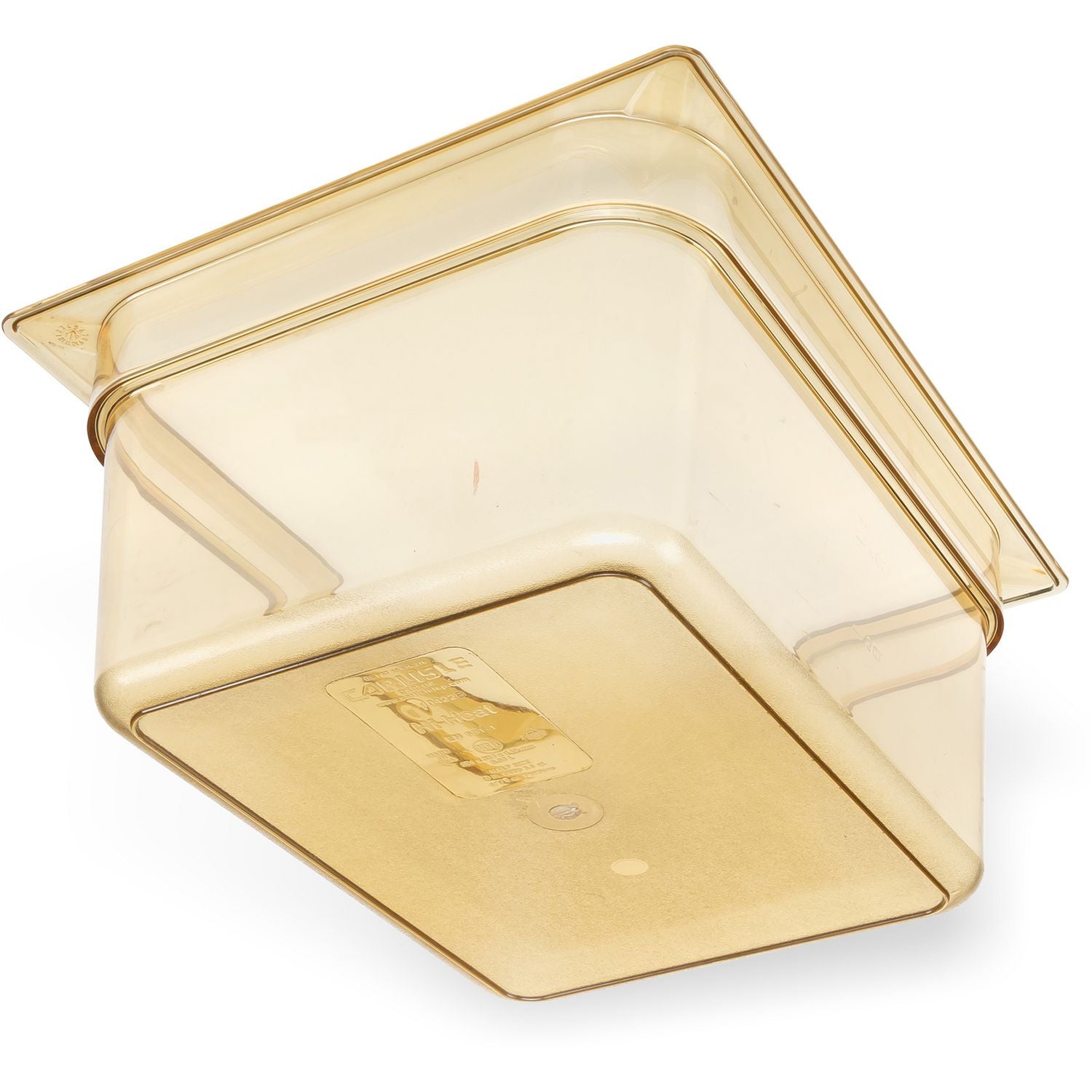 storplus-high-heat-food-pan-87-qt-1038-x-1275-x-6-amber-plastic_cfs10422b13 - 2