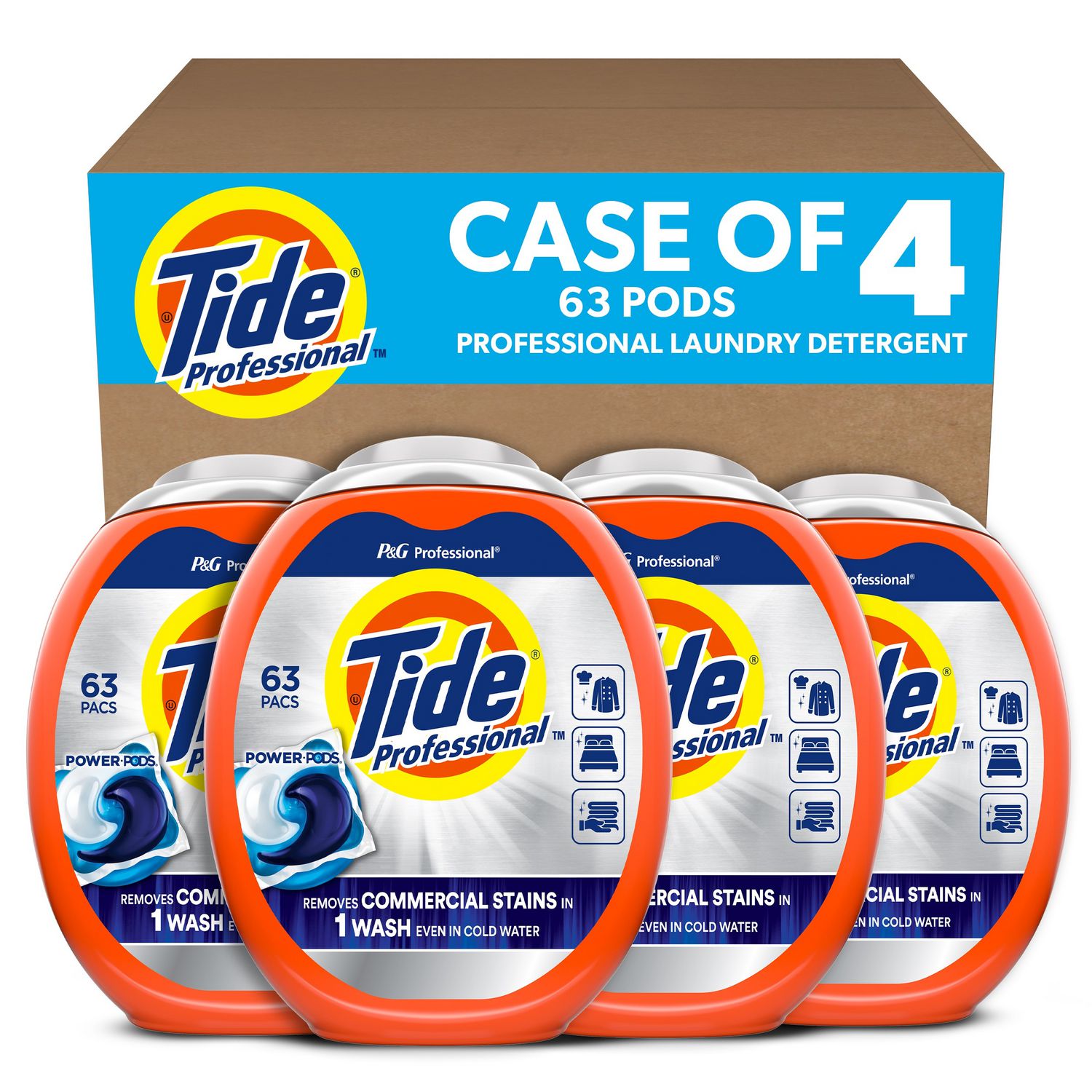 commercial-power-pods-laundry-detergent-63-liquid-pods-tub-4-tubs-carton_pgc14117 - 1