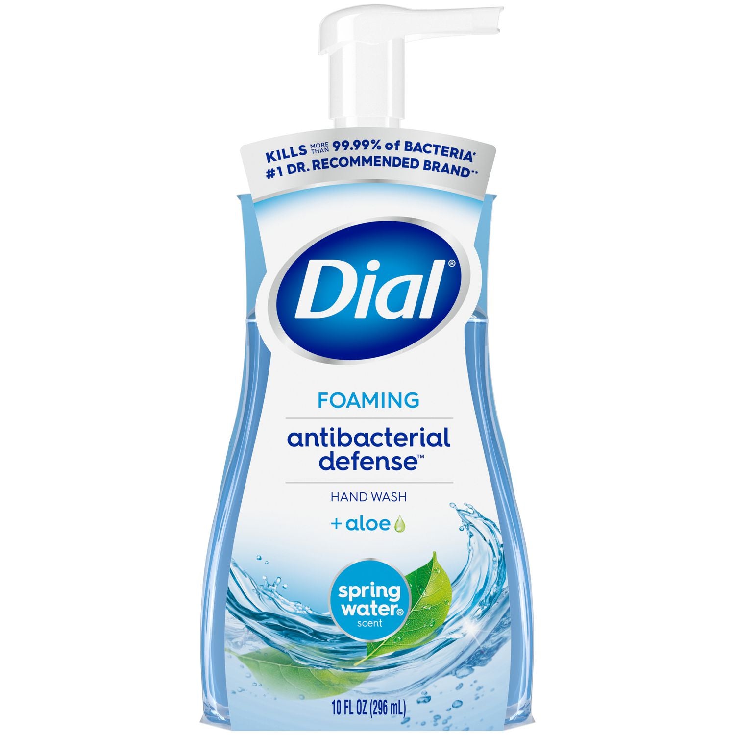 antibacterial-foaming-hand-wash-spring-water-10-oz-pump-bottle-8-carton_dia34739 - 1