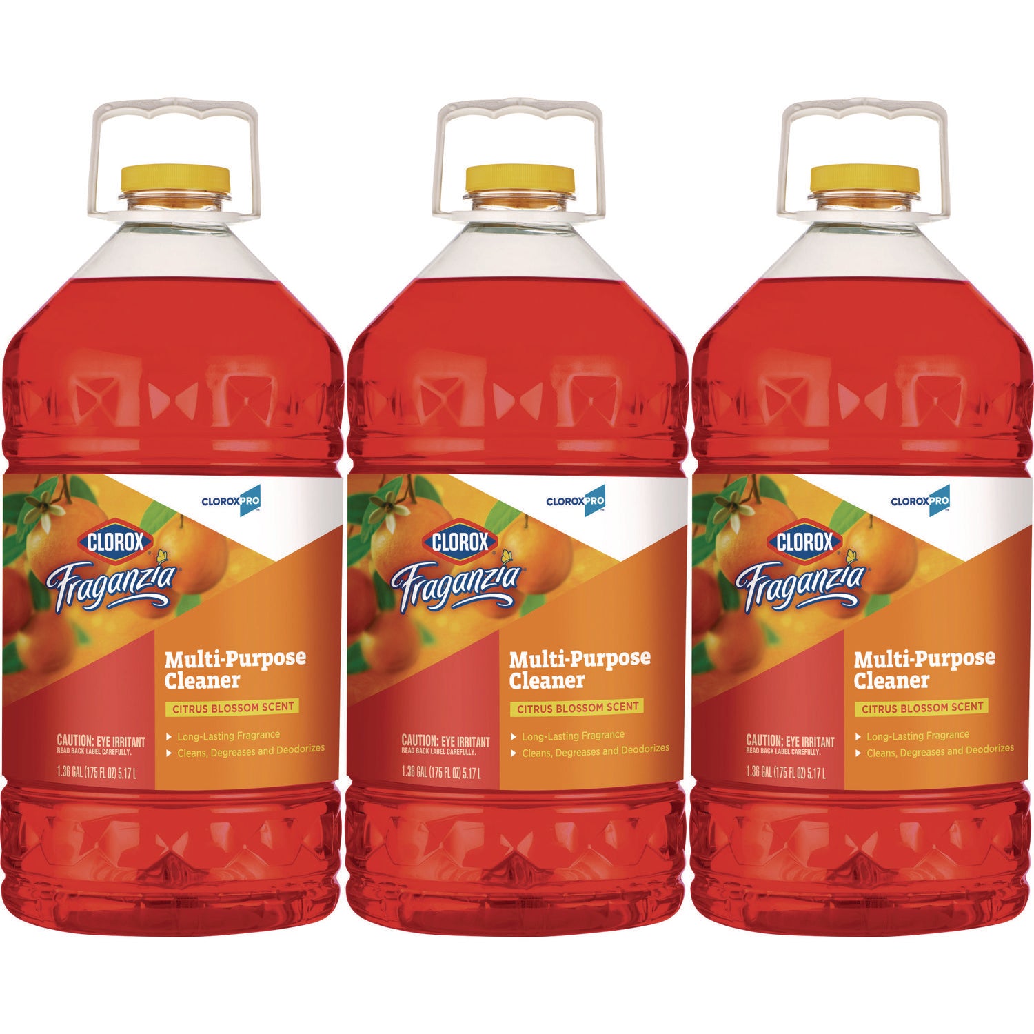 cloroxpro-fraganzia-multi-purpose-cleaner-concentrate-citrus-blossom-scent-175-oz-bottle-3-carton_clo60615ct - 1