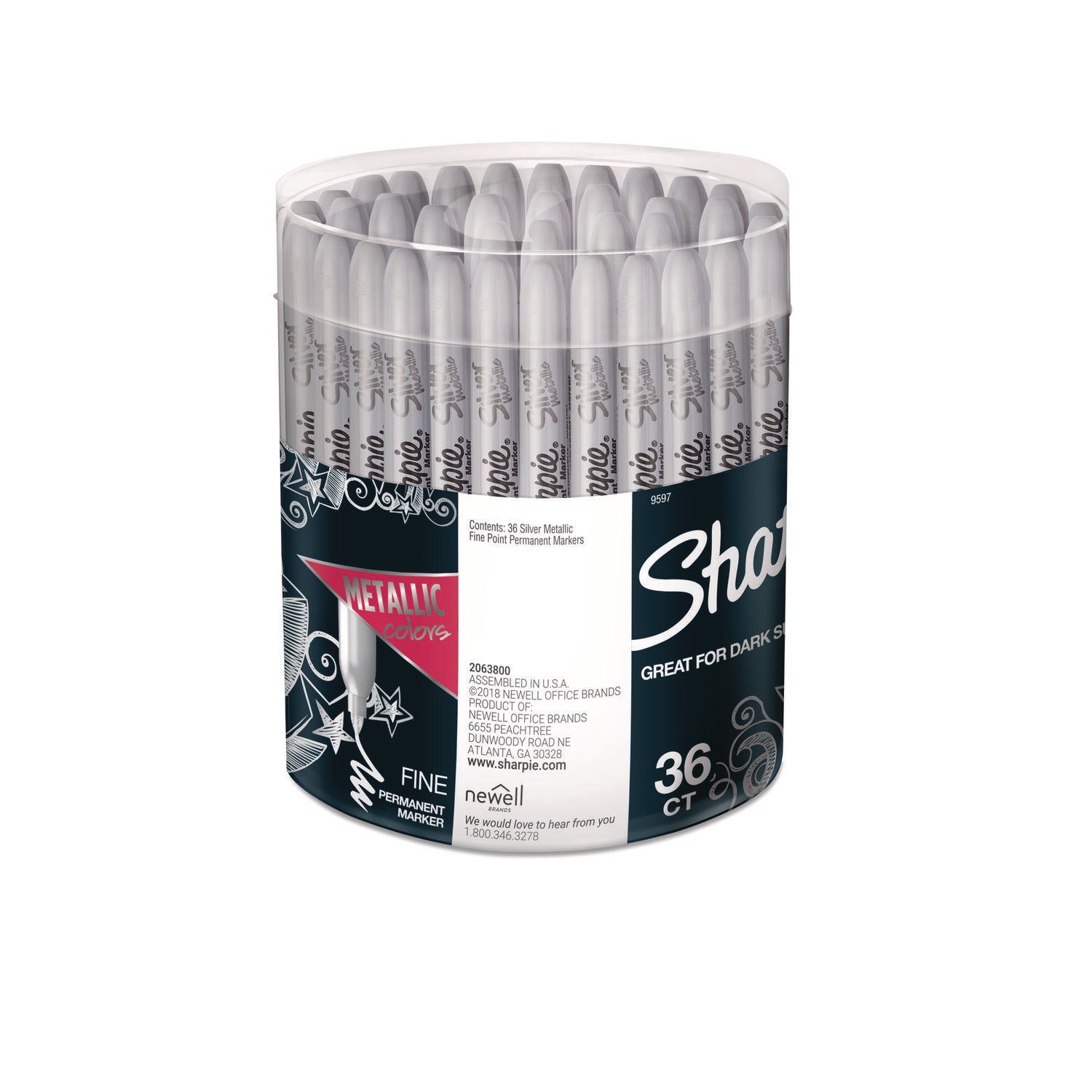 metallic-fine-point-permanent-markers-metallic-silver-36-pack_san9597 - 2