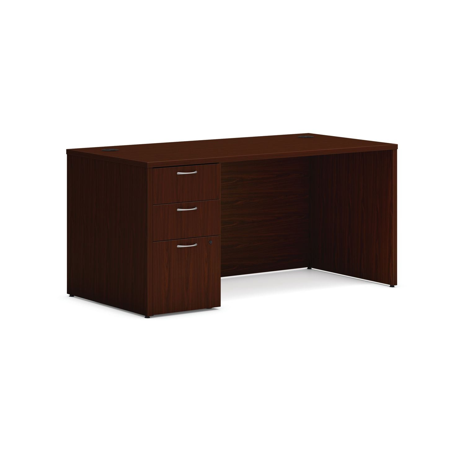 mod-single-pedestal-desk-bundle-60-x-30-x-29-traditional-mahogany-ships-in-7-10-business-days_honmod011 - 1