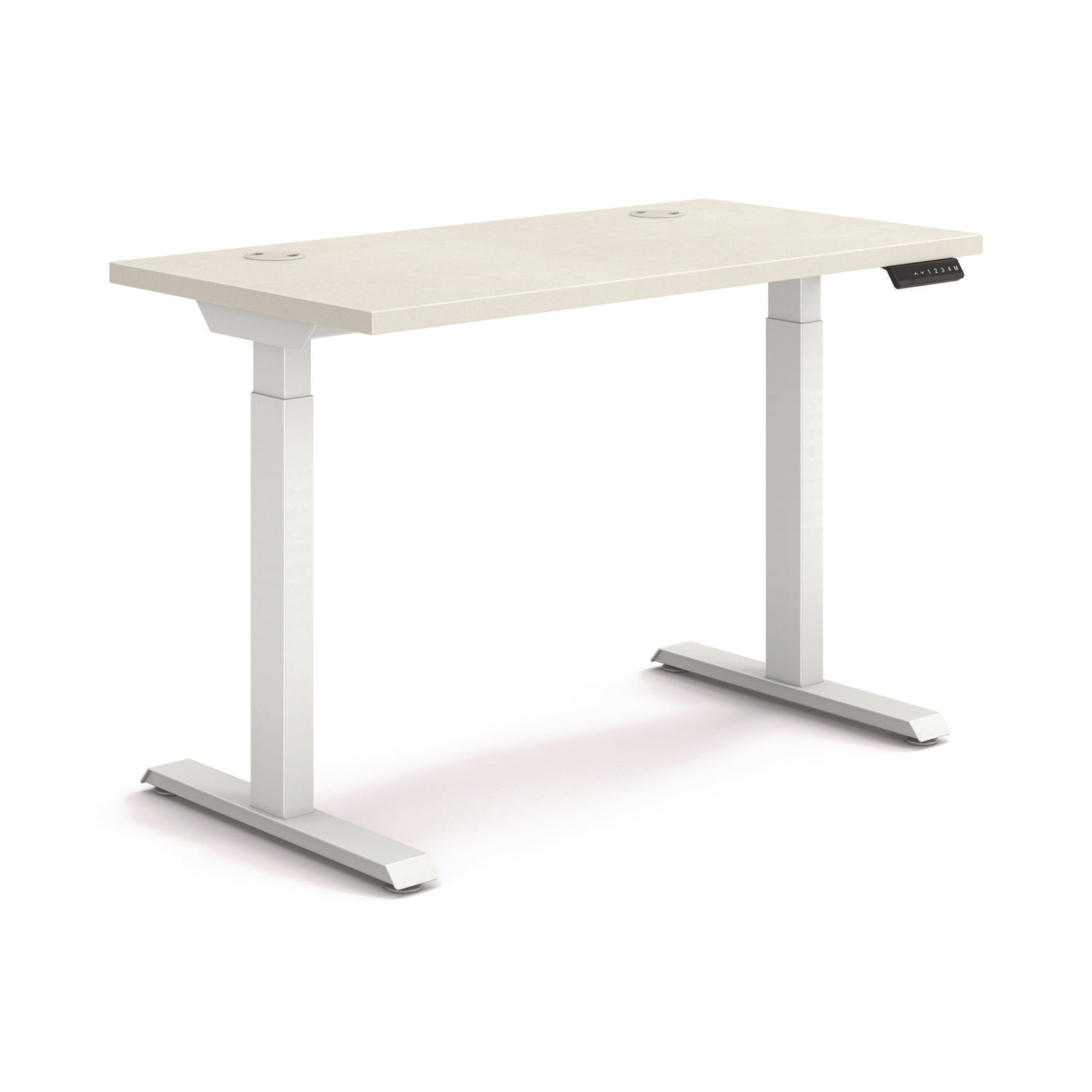 coordinate-height-adjustable-desk-bundle-2-stage46-x-22-x-2775-to-47-silver-mesh-designer-whiteships-in-7-10-bus-days_honhat2smdw2246 - 1