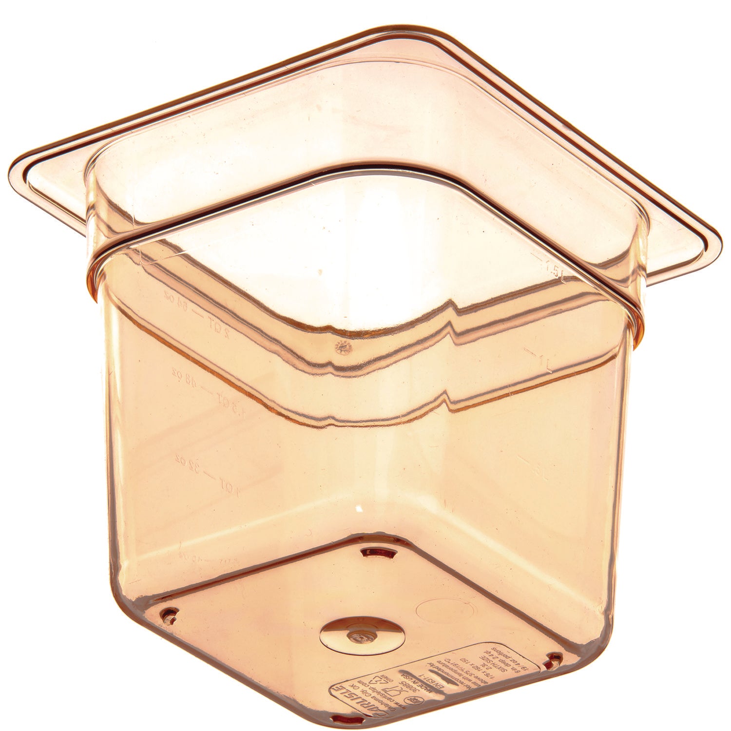 storplus-high-heat-food-pan-25-qt-638-x-675-x-6-amber-plastic_cfs3088513 - 2