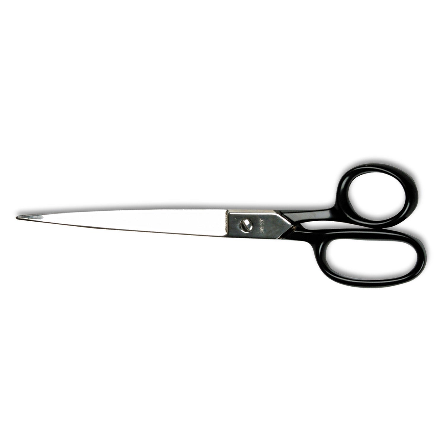 Hot Forged Carbon Steel Shears, 9" Long, 4.5" Cut Length, Black Straight Handle -