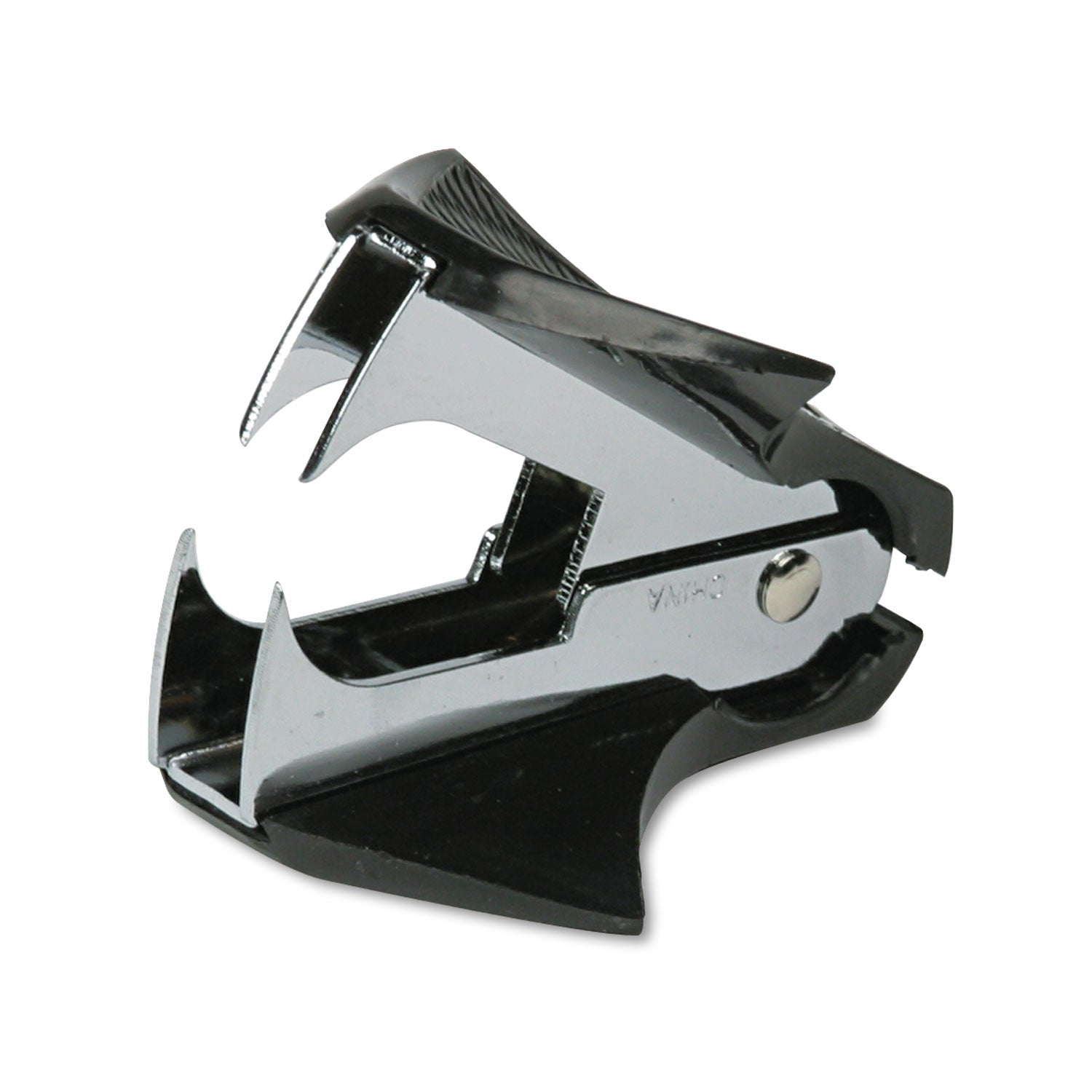 Deluxe Jaw-Style Staple Remover, Black -