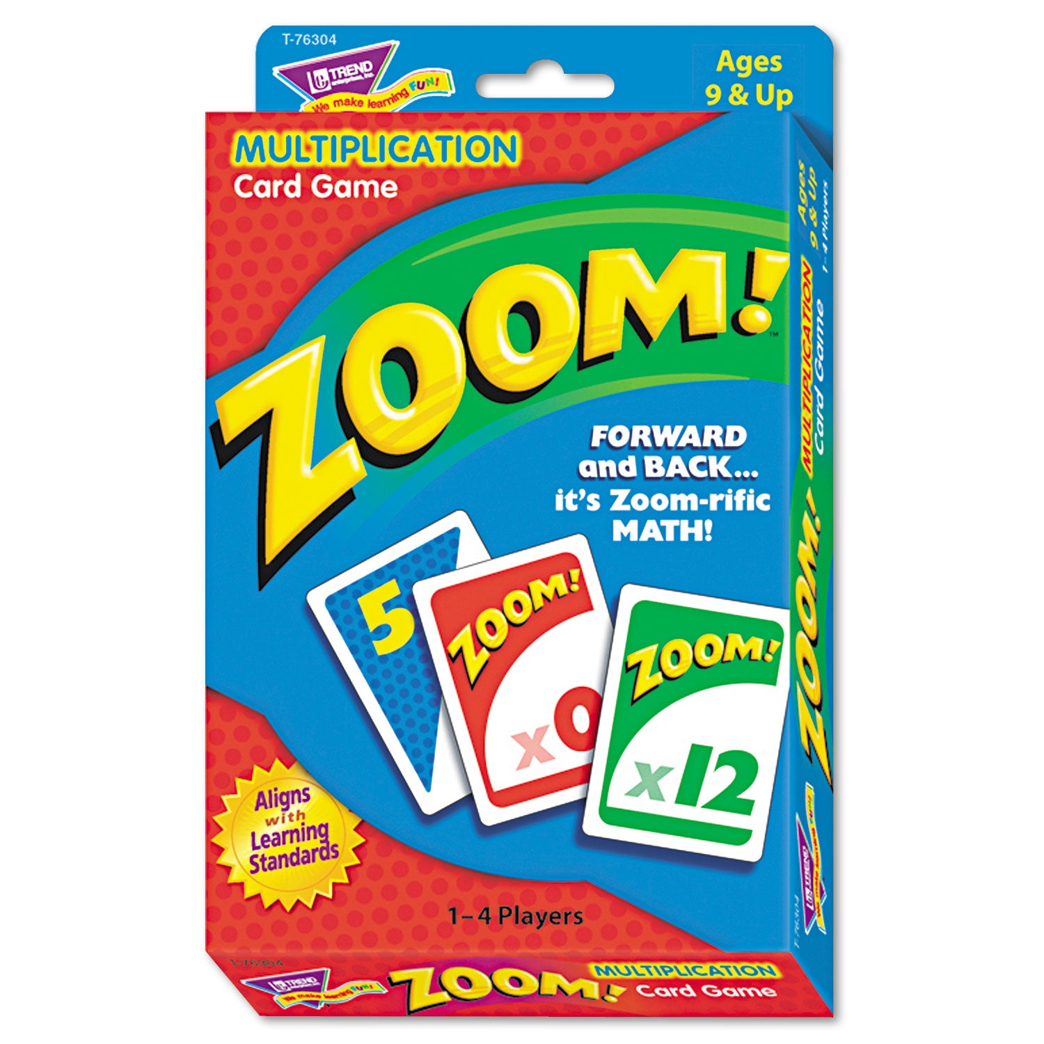 Zoom Math Card Game, Ages 9 and Up, 100 Cards/Set -