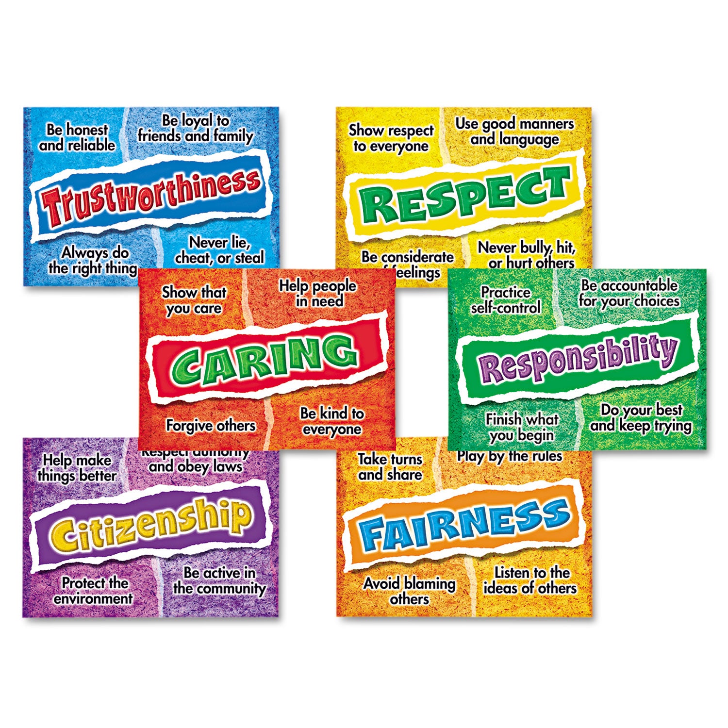 ARGUS Poster Combo Pack, "Character Choices", 13.5 x 19, 6 Posters/Pack -