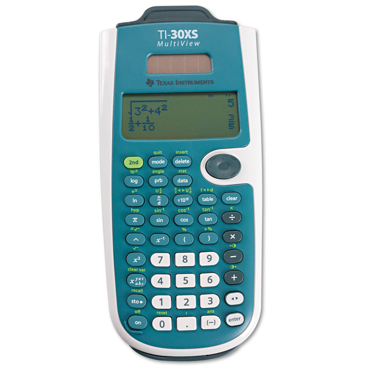 TI-30XS MultiView Scientific Calculator, 16-Digit LCD -