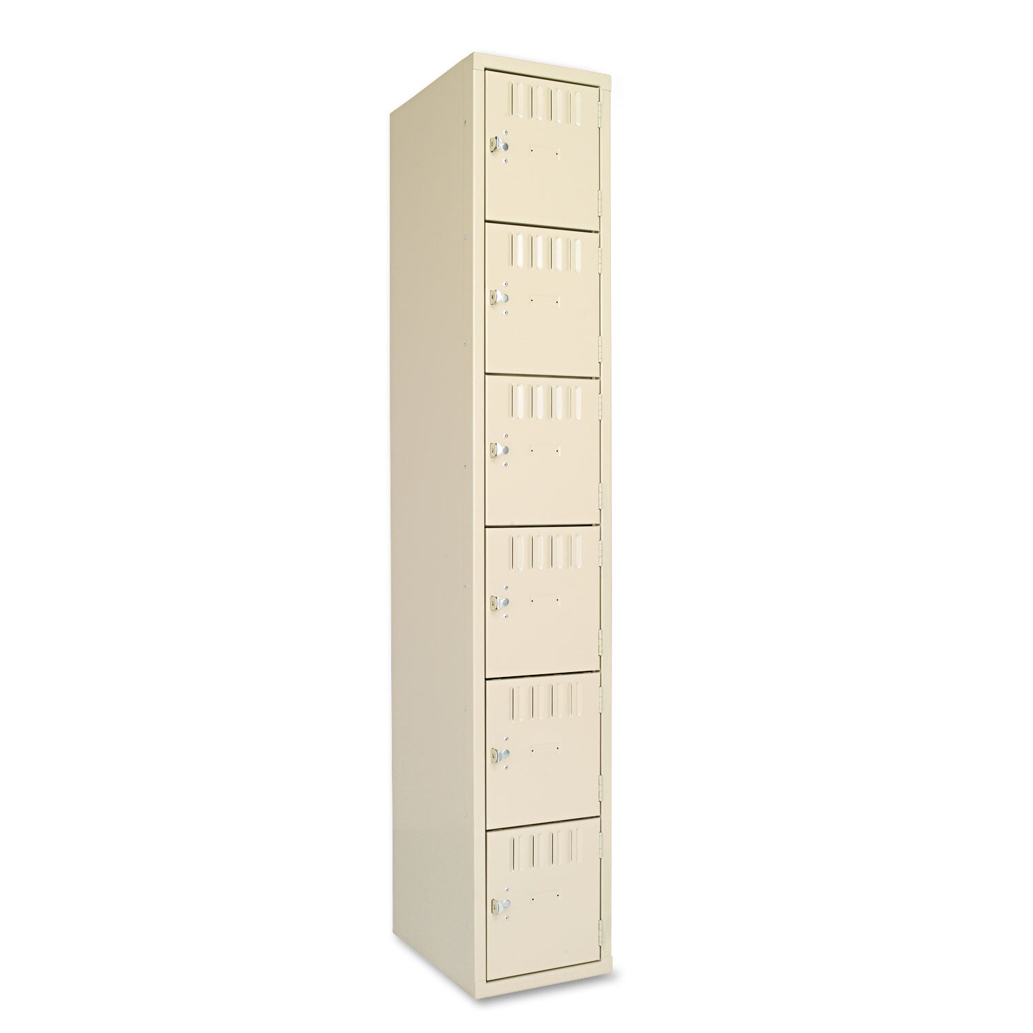 Box Compartments, Single Stack, 12w x 18d x 72h, Sand -