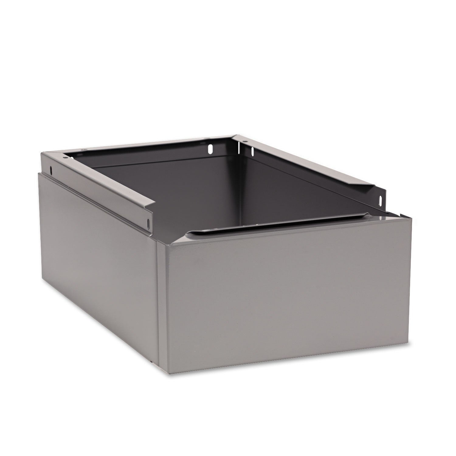 Optional Locker Base, 12w x 18d x 6h, Medium Gray -