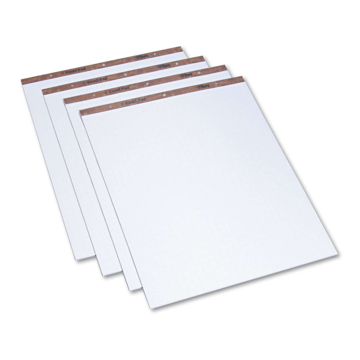 Easel Pads, Quadrille Rule (1 sq/in), 27 x 34, White, 50 Sheets, 4/Carton -