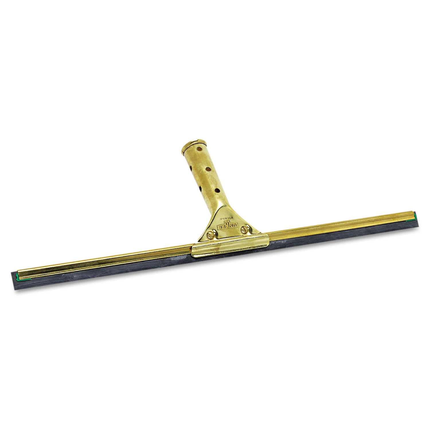 Golden Clip Brass Squeegee Complete, 18" Wide Blade, 4.5" Handle -