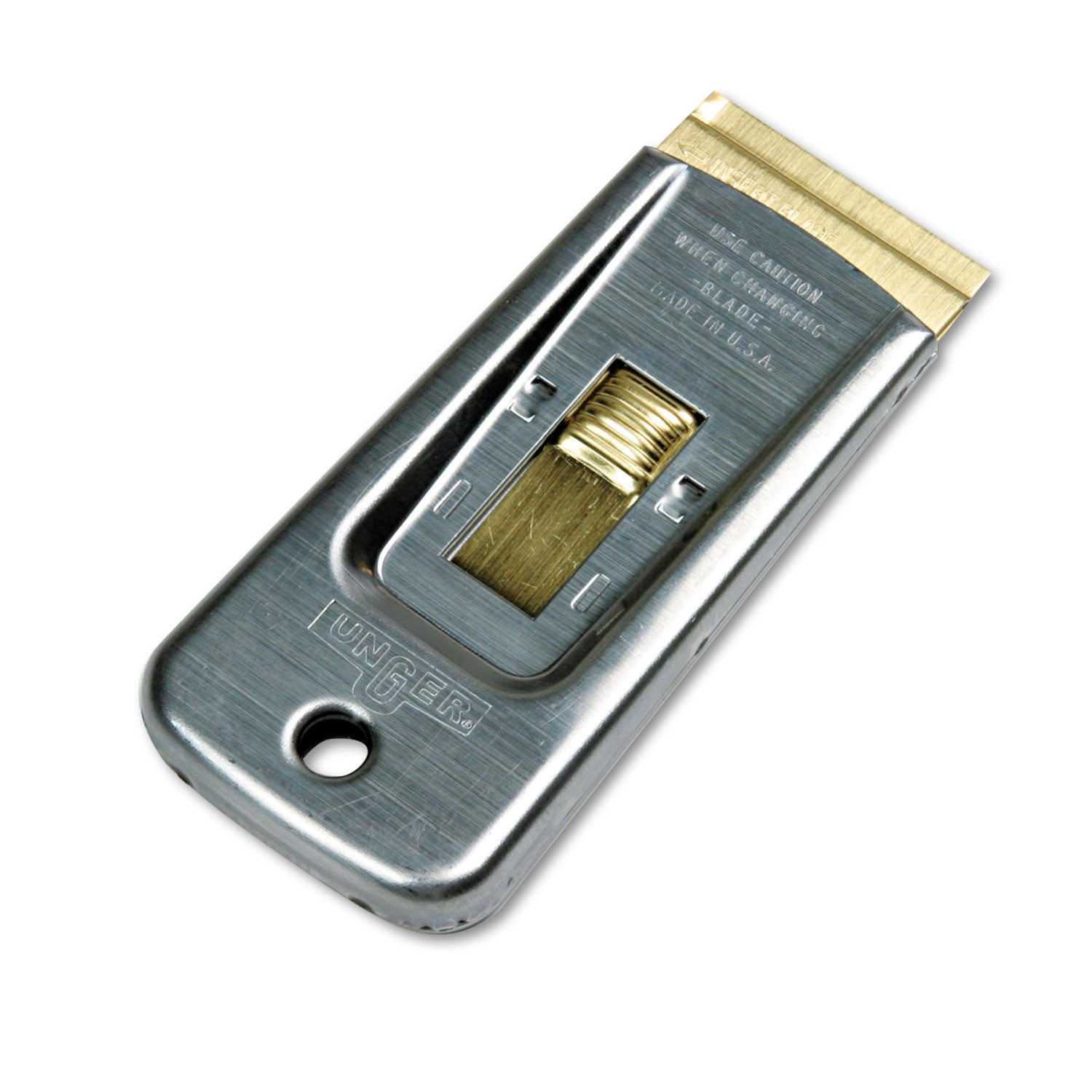 Safety Scraper, 1 1/2" Wide, 4" Steel Handle -