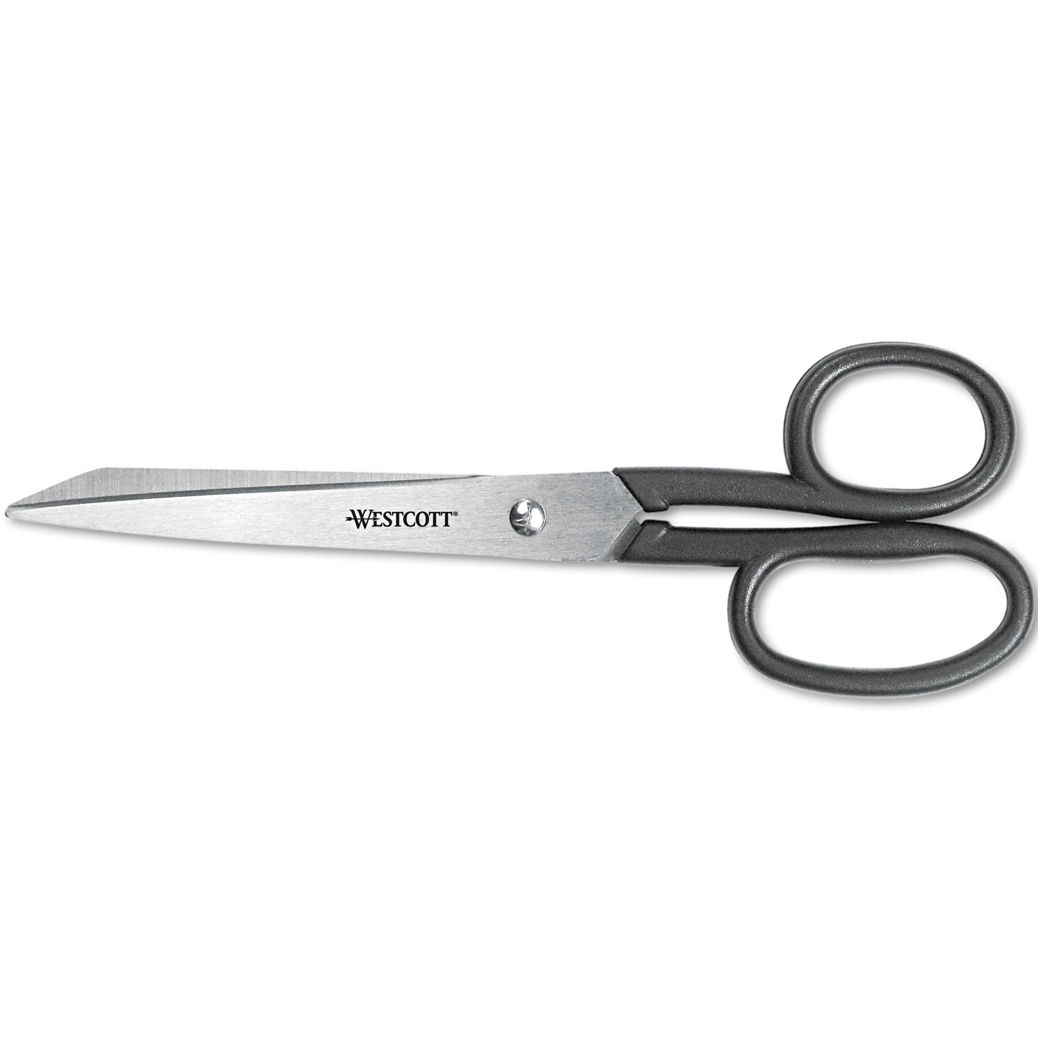 Kleencut Stainless Steel Shears, 8" Long, 3.75" Cut Length, Black Straight Handle -