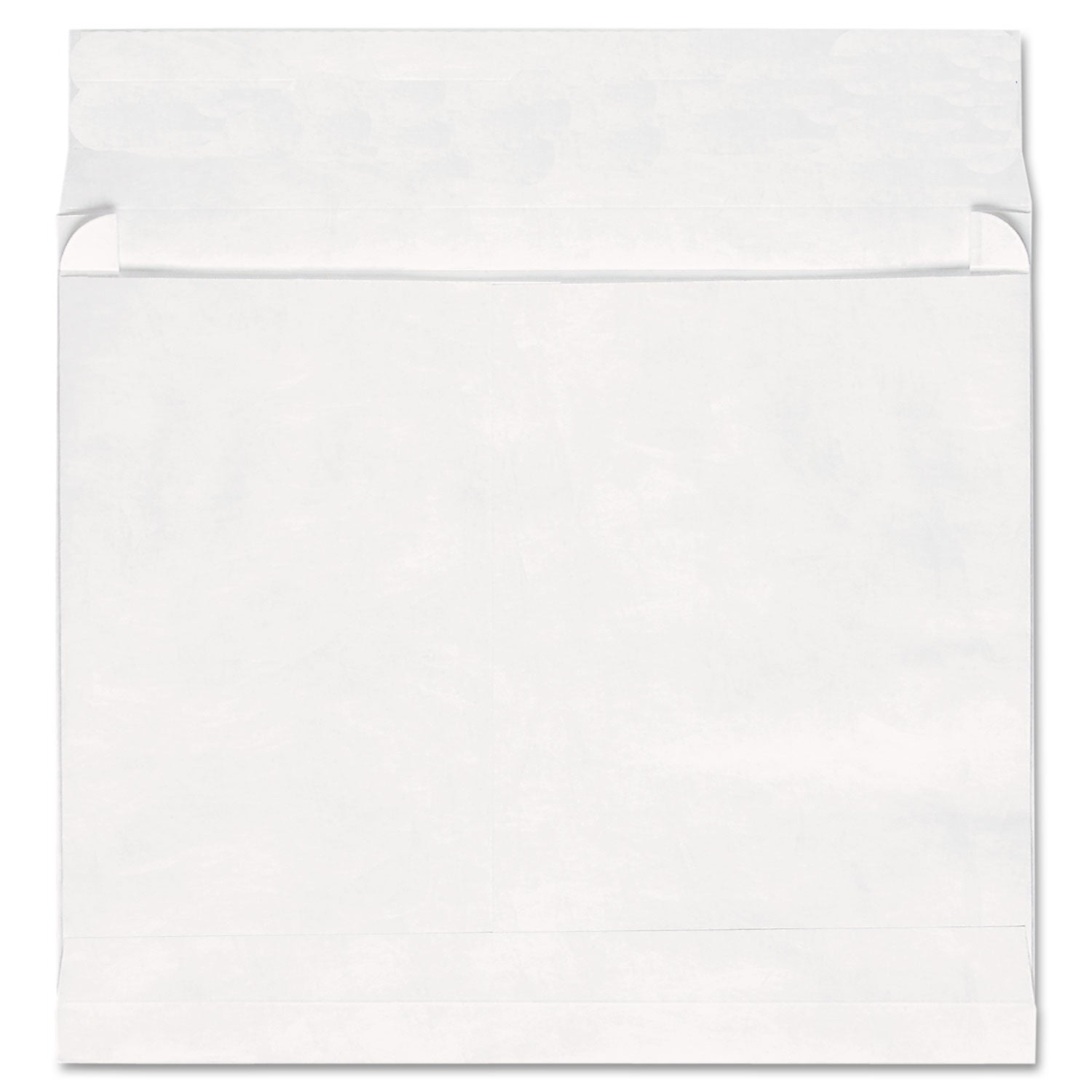 Deluxe Tyvek Expansion Envelopes, Open-End, 2" Capacity, #13 1/2, Square Flap, Self-Adhesive Closure, 10 x 13, White, 100/Box -
