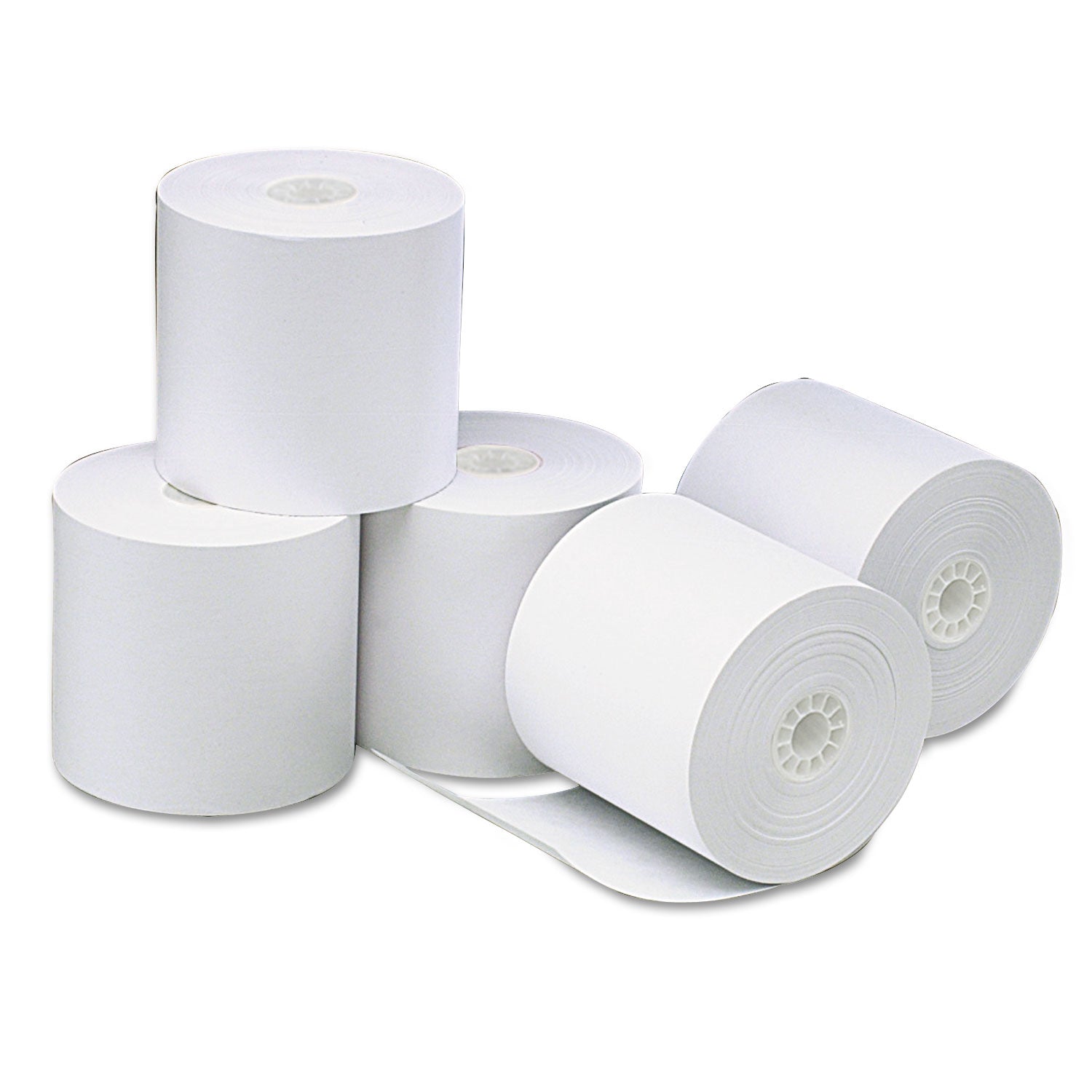 Direct Thermal Printing Paper Rolls, 3.13" x 273 ft, White, 50/Carton -