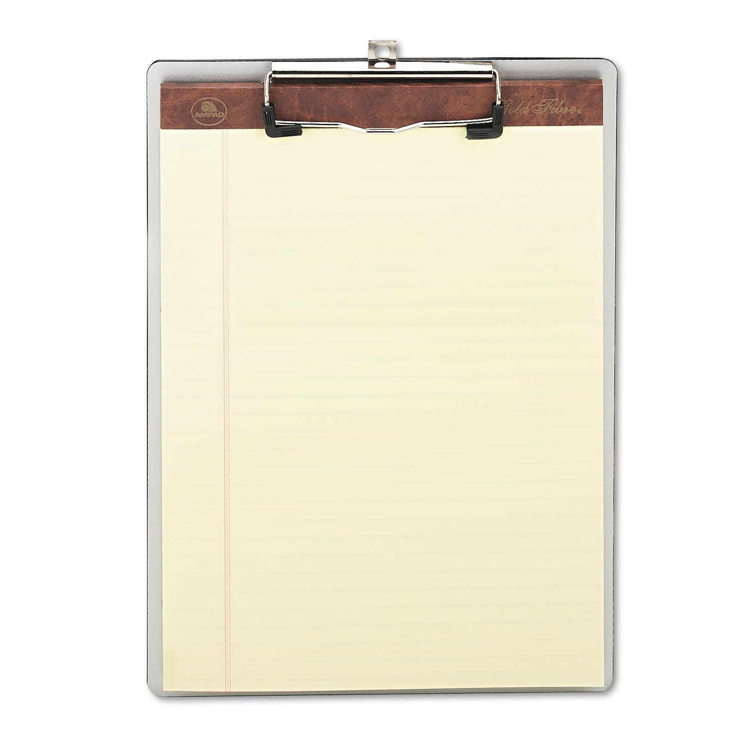 Plastic Brushed Aluminum Clipboard, Portrait Orientation, 0.5" Clip Capacity, Holds 8.5 x 11 Sheets, Silver -