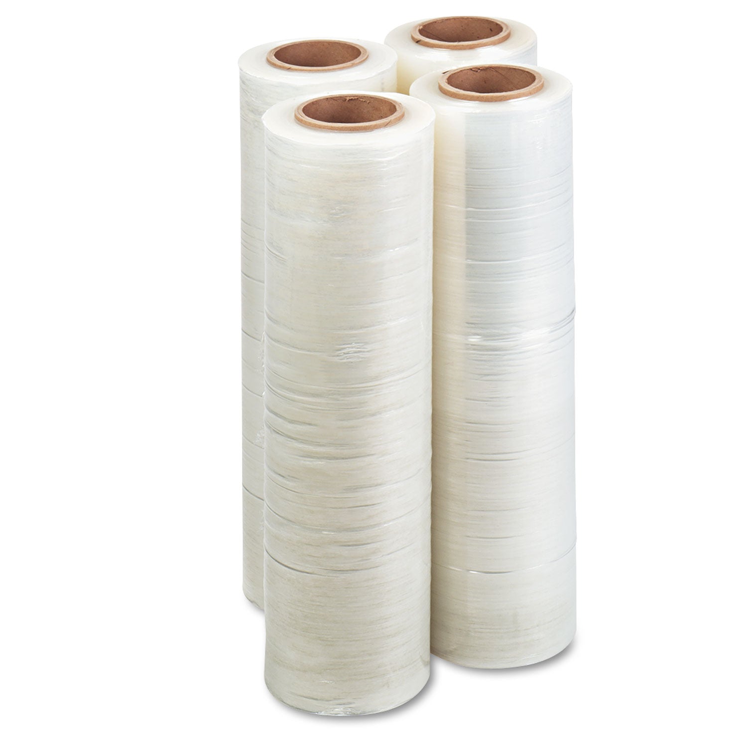 High-Performance Handwrap Film, 18" x 1,500 ft, 12 mic (47-Gauge), Clear, 4/Carton -