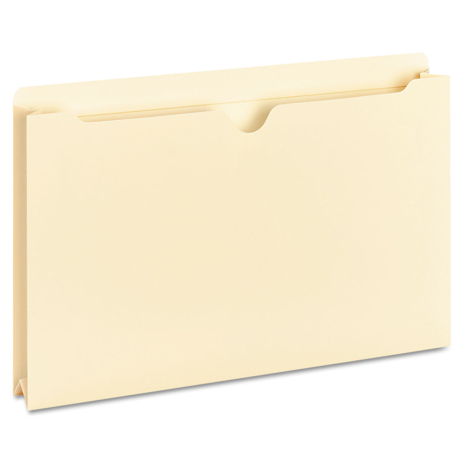 Deluxe Manila File Jackets with Reinforced Tabs, Straight Tab, Legal Size, Manila, 50/Box -