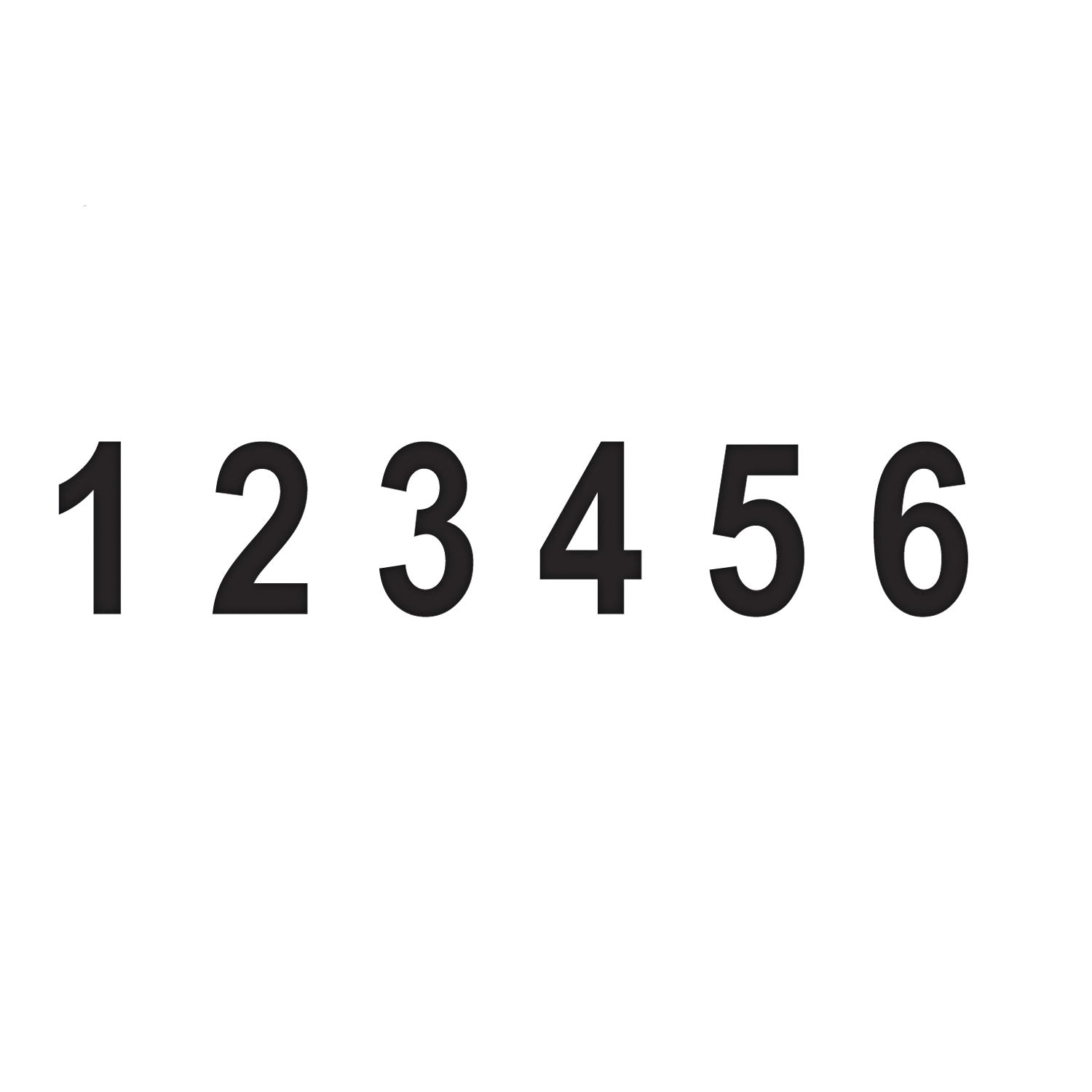 Rubber Numberer, Conventional, Type Size 2, Eight Bands -