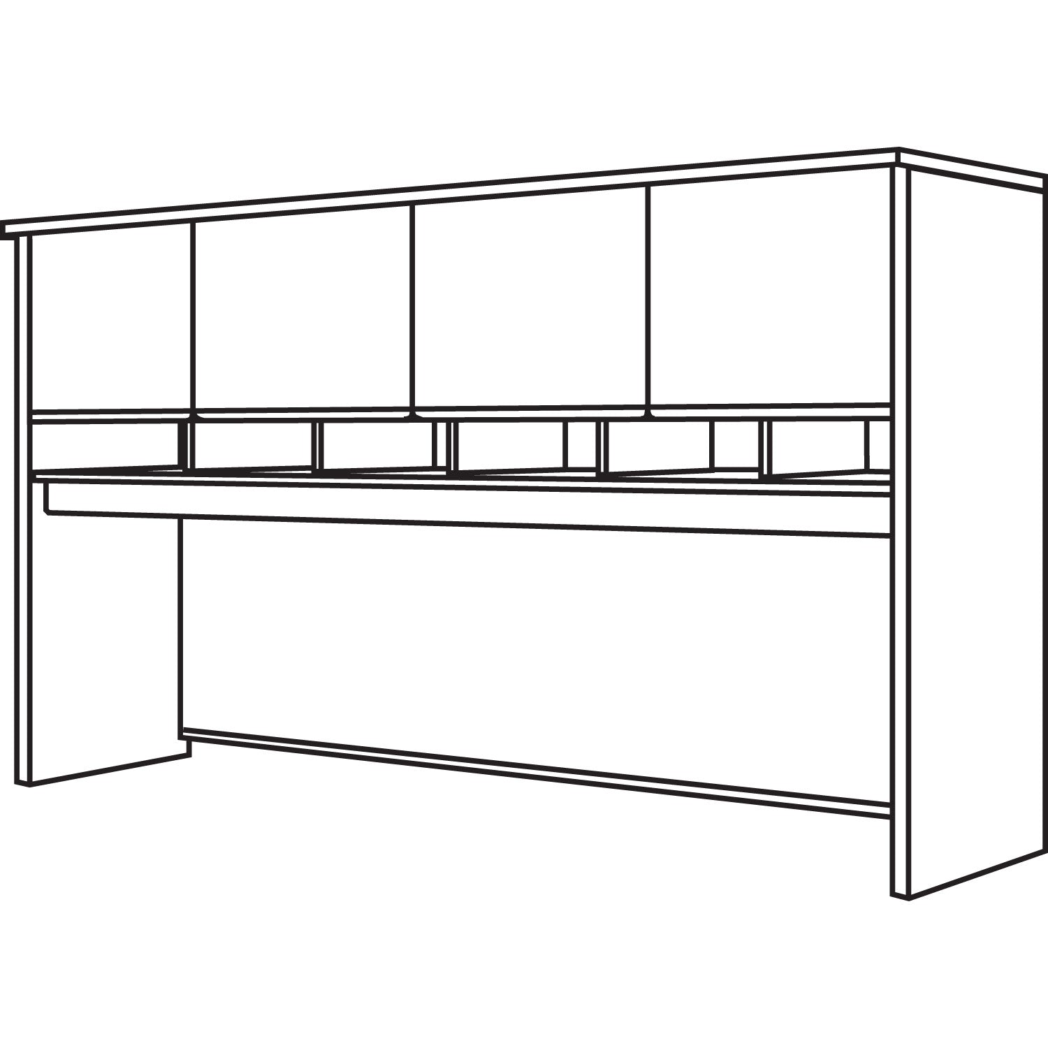 series-c-collection-4-door-72w-hutch-box-2-of-2-7113w-x-1538d-x-4313h-hansen-cherry-graphite-gray_bshwc24477a2 - 2