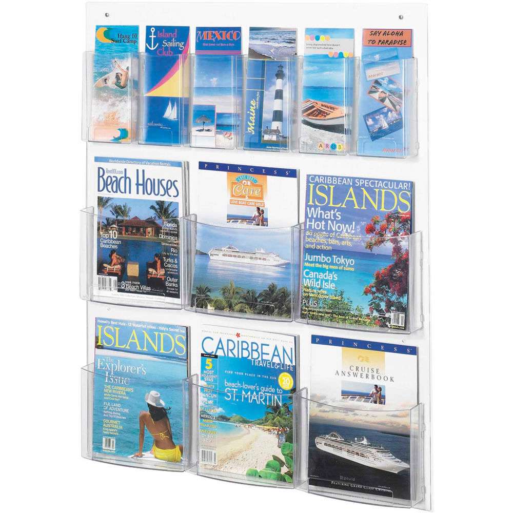 Rack,Display Clear 6 Mag