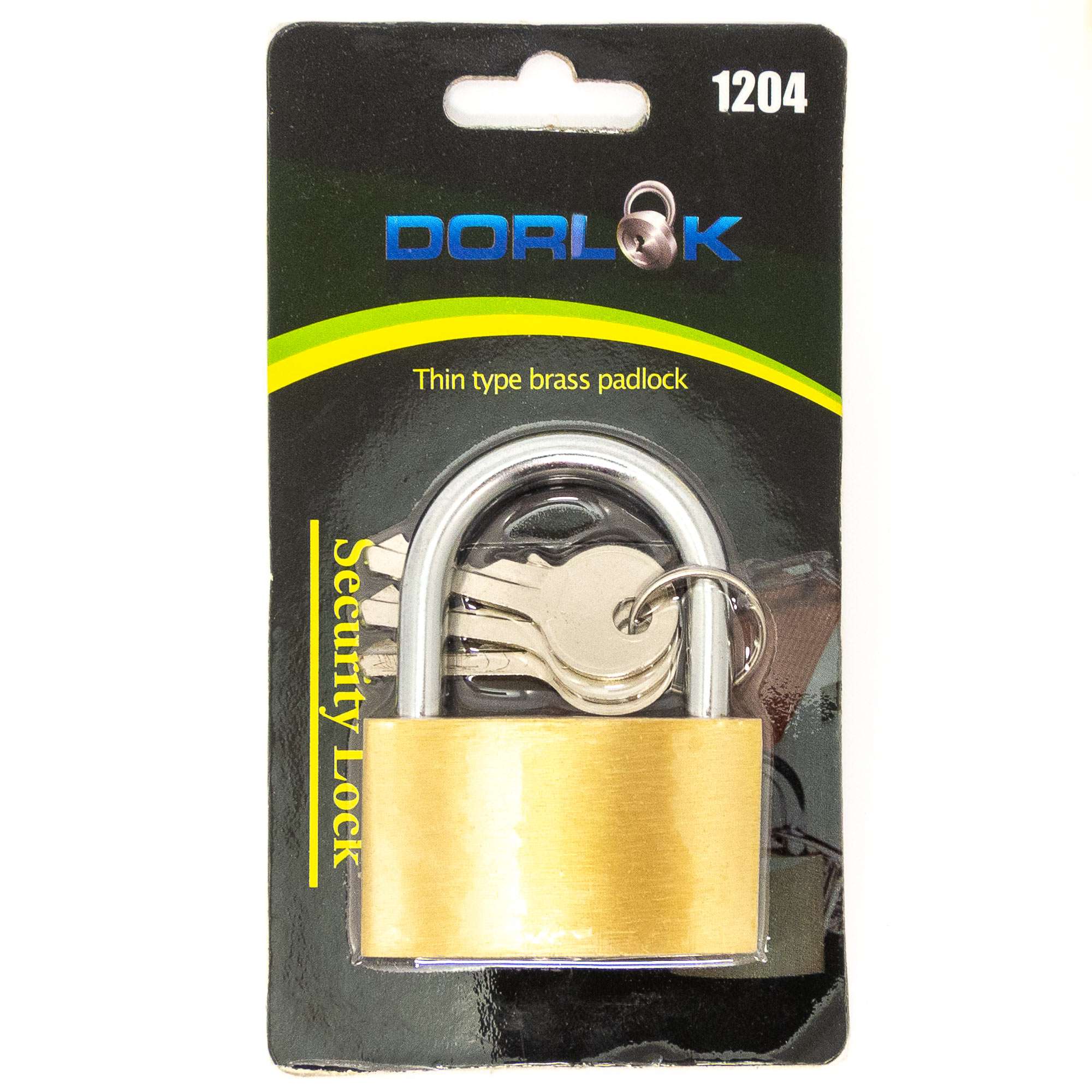 2" (50mm) Standard Shackle Brass Padlock - 1