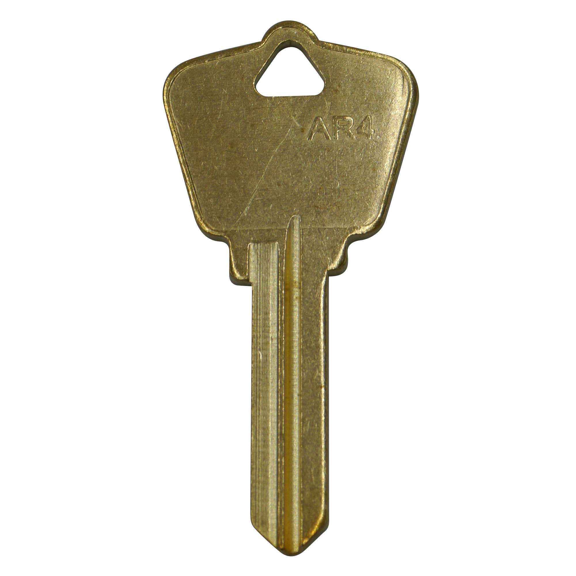 AR4 Brass Blank Key, 100/Box - 1