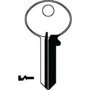 HL1 Brass Nickel Plated Blank Key, 100/Pack - 1