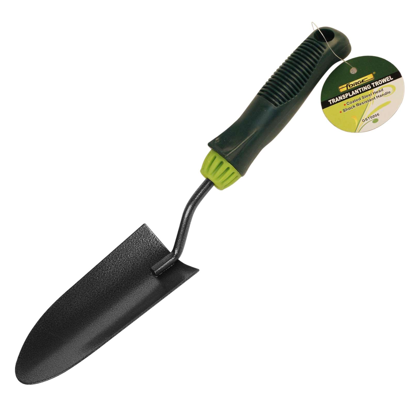 340mm Carbon Steel Garden Trowel with Plastic Handle - 2