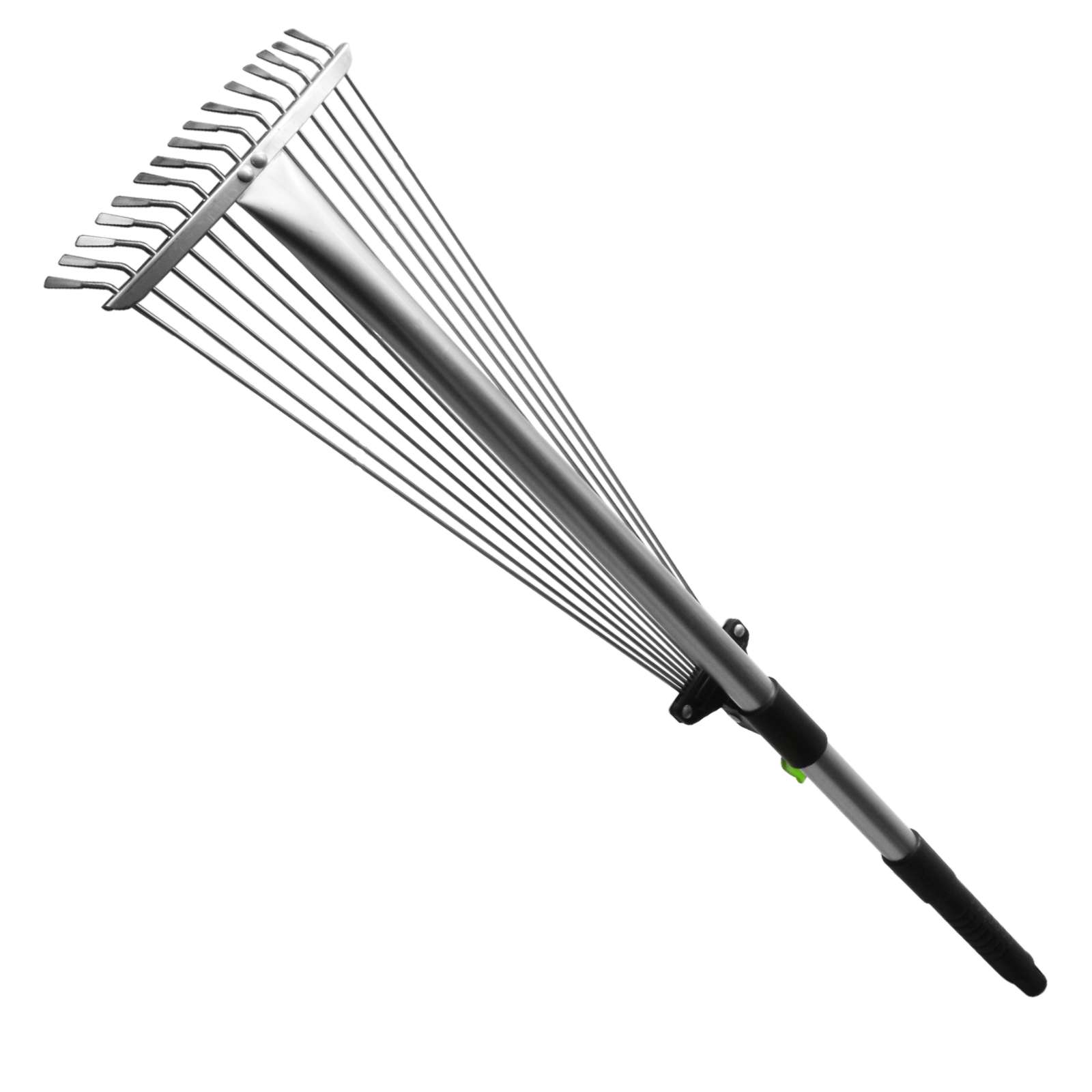 Aluminum Leaf Rake with Adjustable Handle - 2