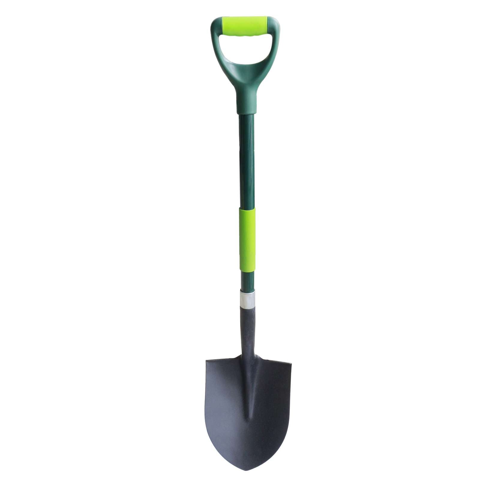 Round Shovel with Fiberglass Grip D-Handle - 1