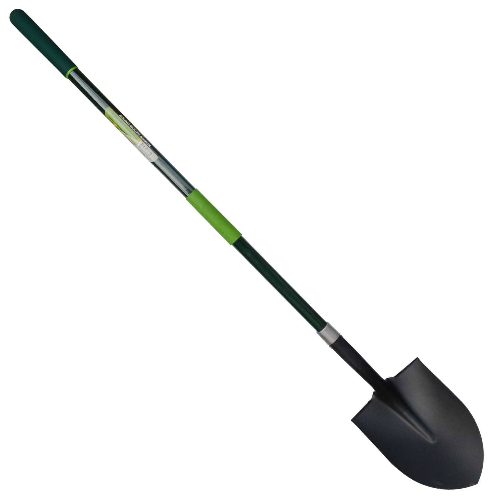 Round Shovel with Fiberglass Long Handle - 1