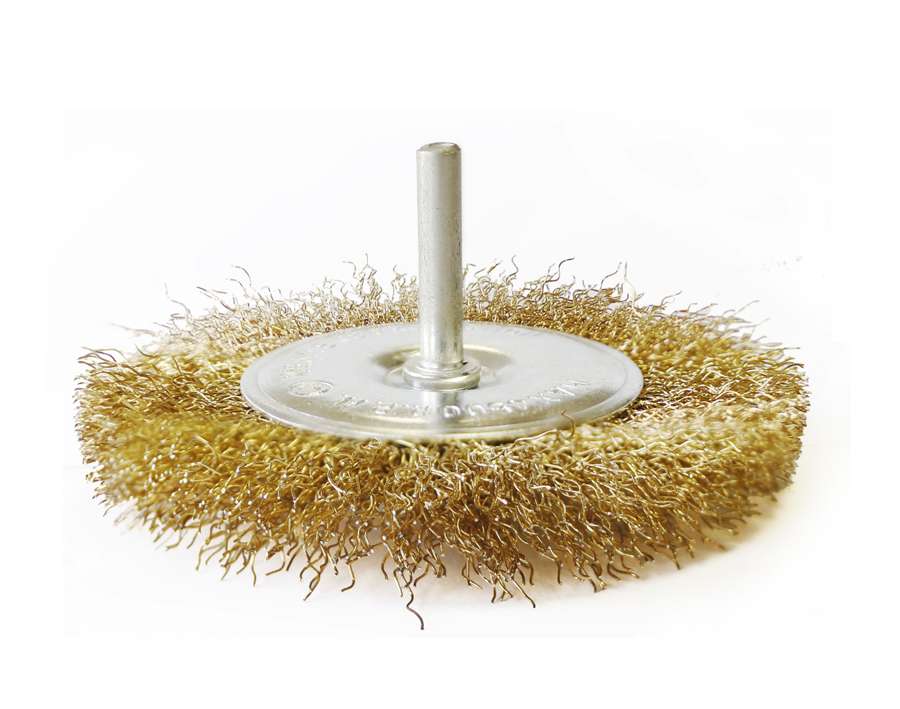 3"Dia Wire Wheel Brush for Drill - 1