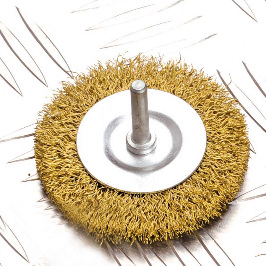 3"Dia Wire Wheel Brush for Drill - 2