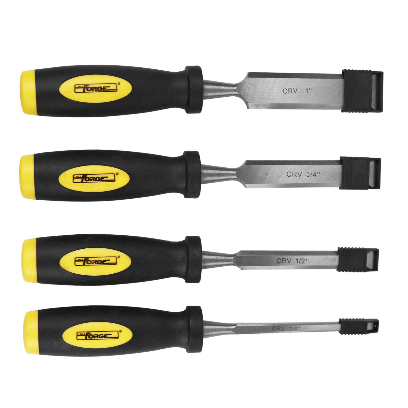 Chrome Vanadium Steel Wood Chisel Set, 4 Pieces - 2