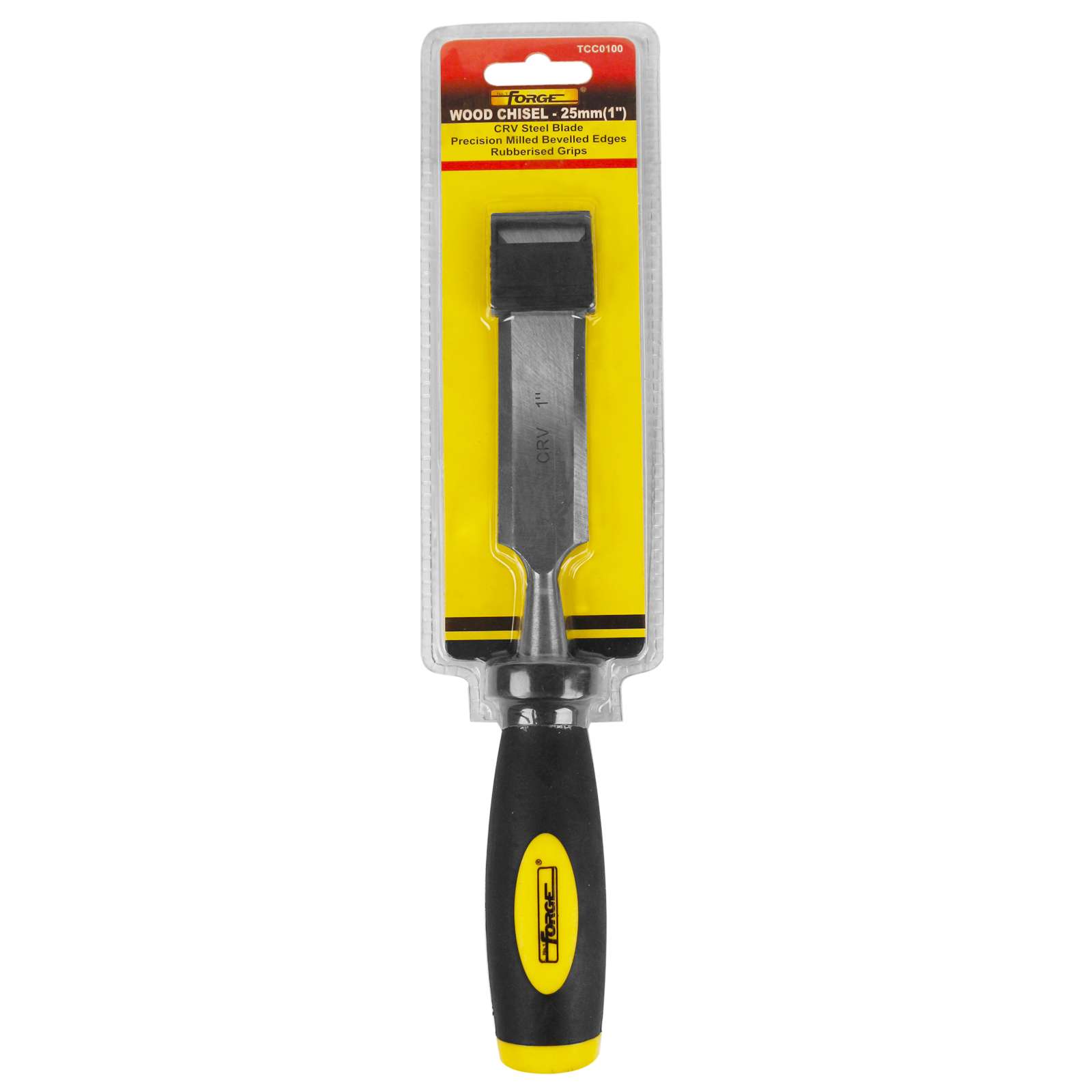 1"W Chrome Vanadium Steel Wood Chisel - 2