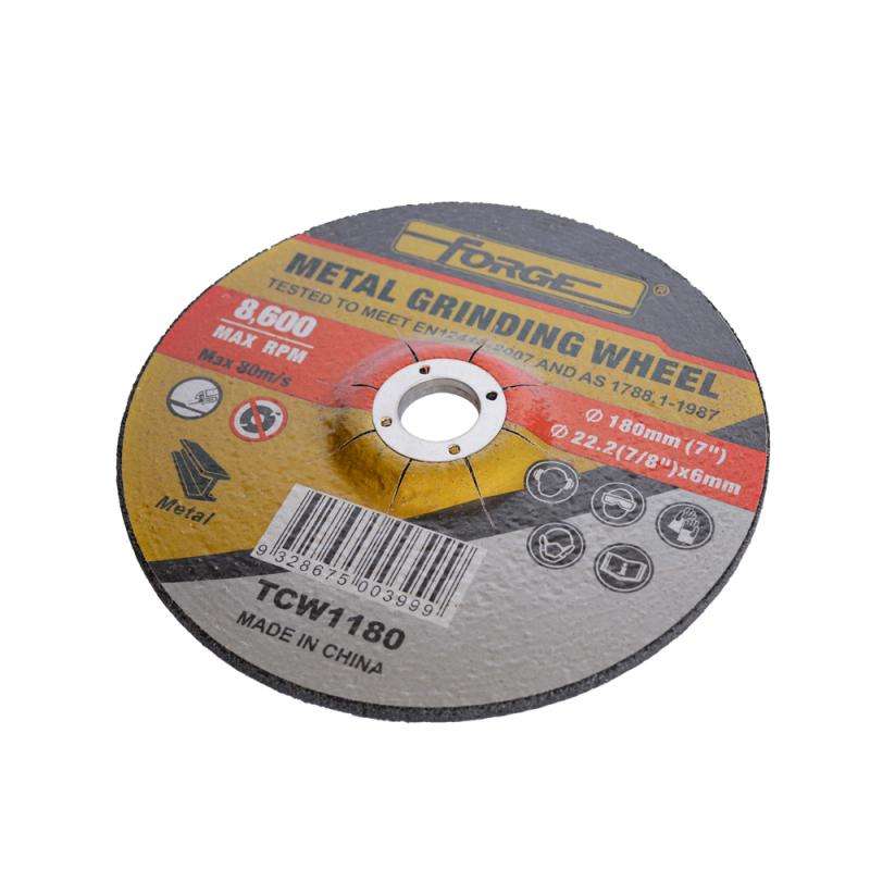 6"Dia x 6 x 22.2mm Metal Grinding Wheel - 2
