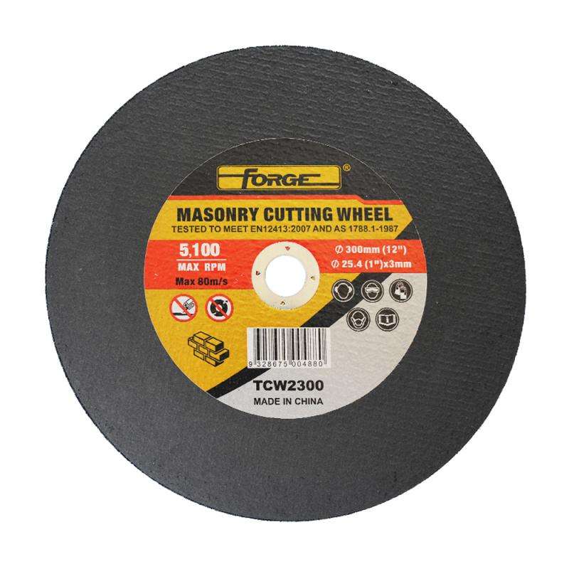 12"Dia x 3 x 25.4mm Masonry Cutting Wheel - 1